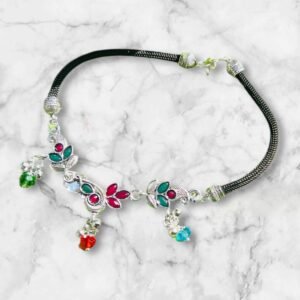 Silver Bridal anklet_payal_Pajeb for girl and women 2 (2)
