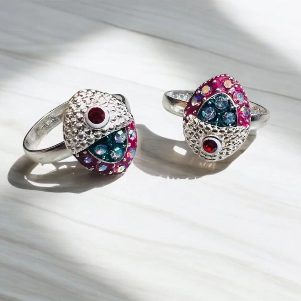 Silver Plated Toe ring Bichua 1 (2)