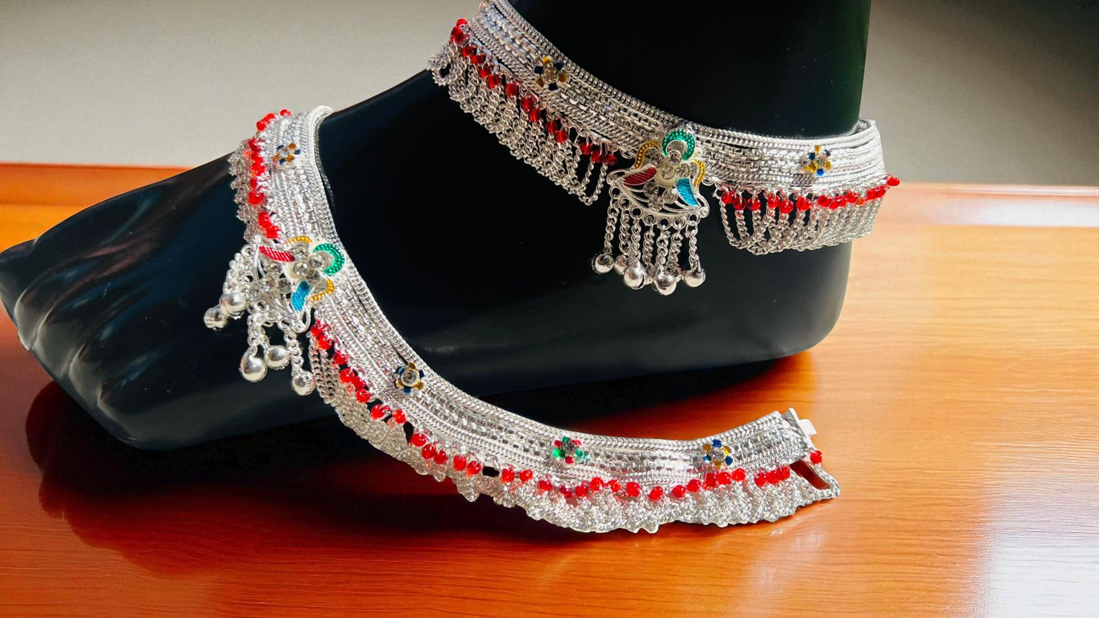 Heavy Bridal Silver Anklet