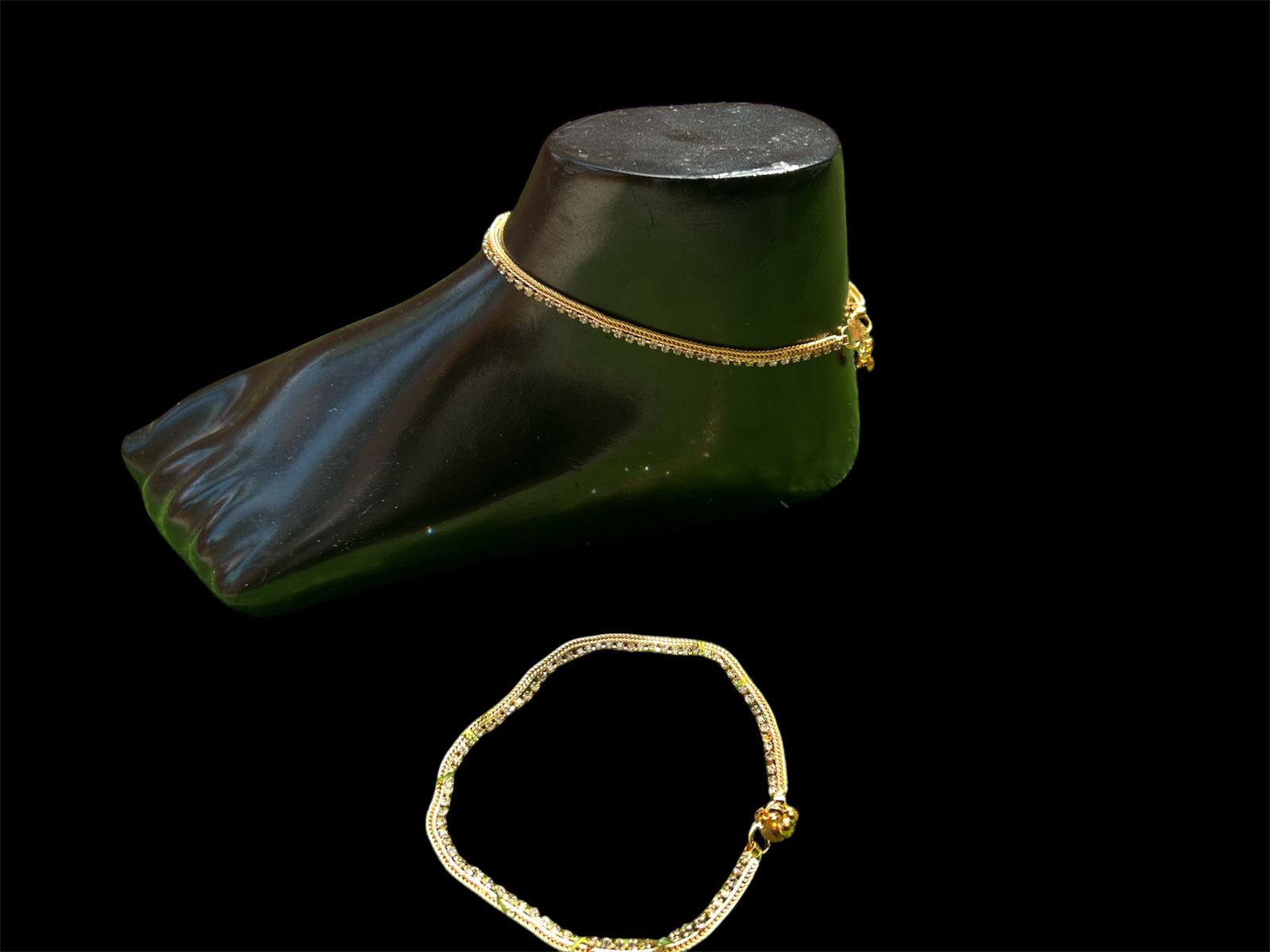 Gold Anklet Pajeb for Girls