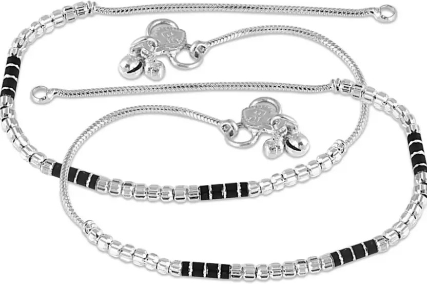 Silver Payal for Brides