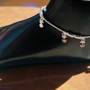 Silver Bridal Pajeb for Girls