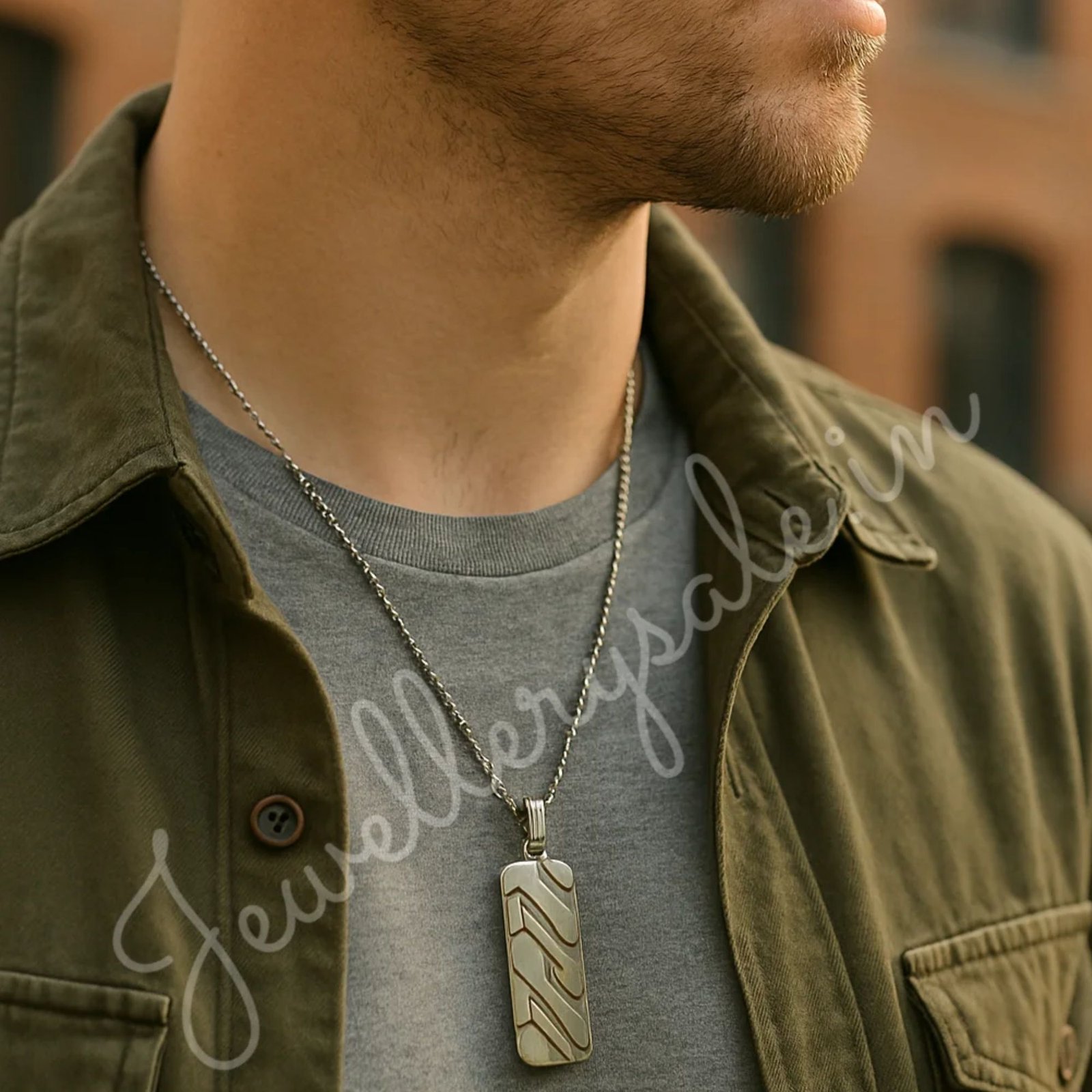 New stylish Silver Pendant For Men and Boys - Image 3
