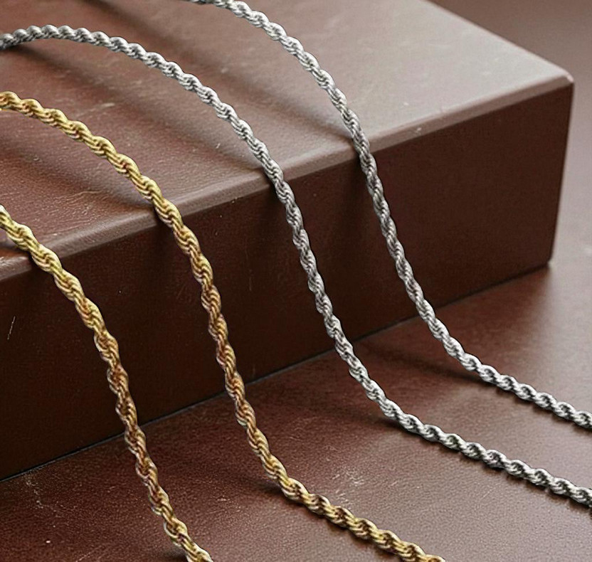 Men Chain Combo Gold and Silver