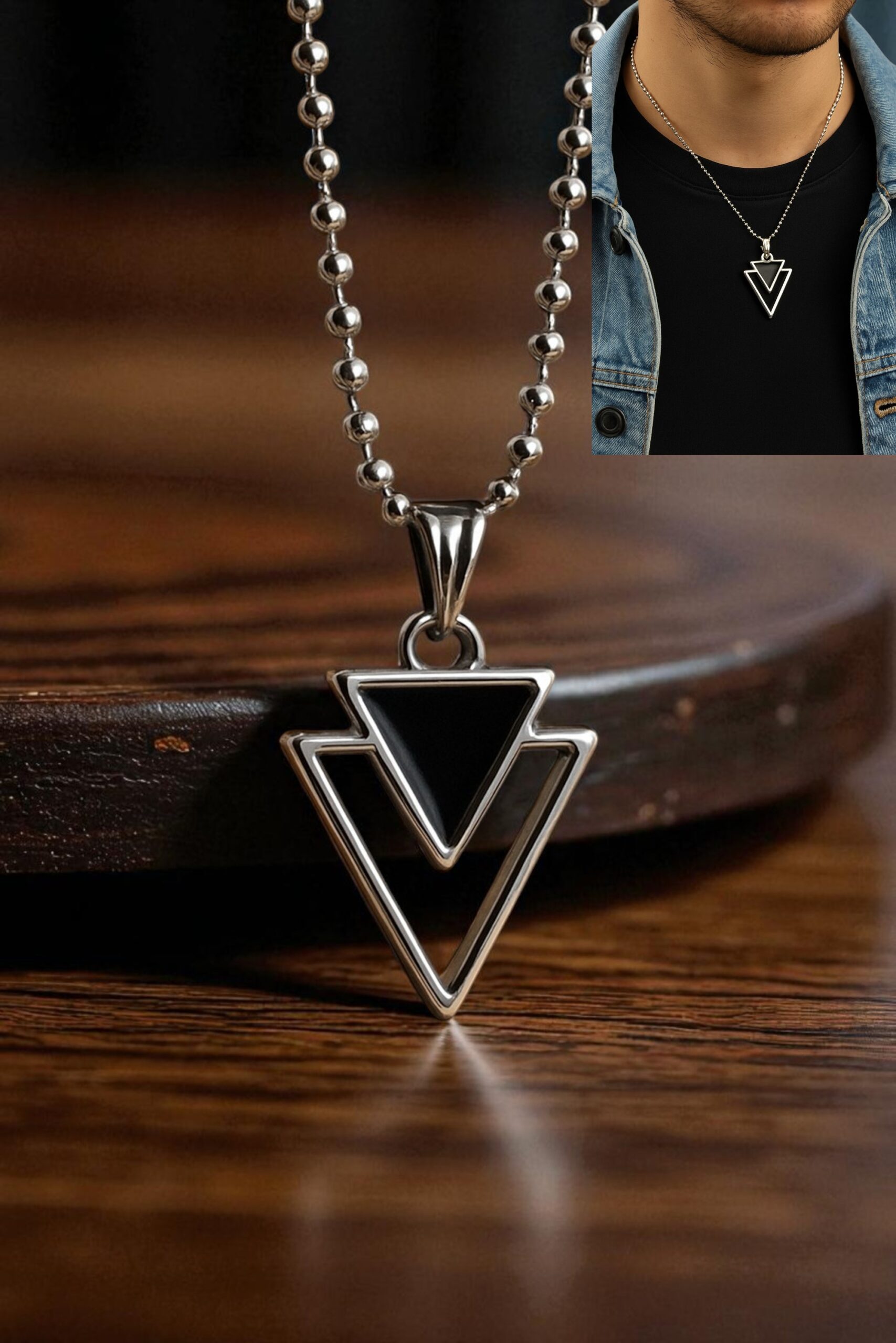 New stylish Silver Pendant For Men and Boys