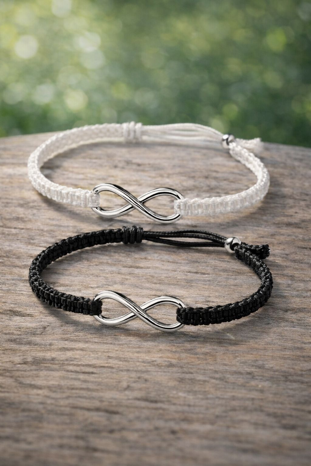 Infinity Black White Dori Couple Bracelet For Men and Women