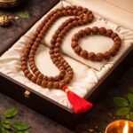 Combo of Rudraksha Mala and Bracelet Powerful Shield of Growth & Positivity Unisex Mala for Men & Women