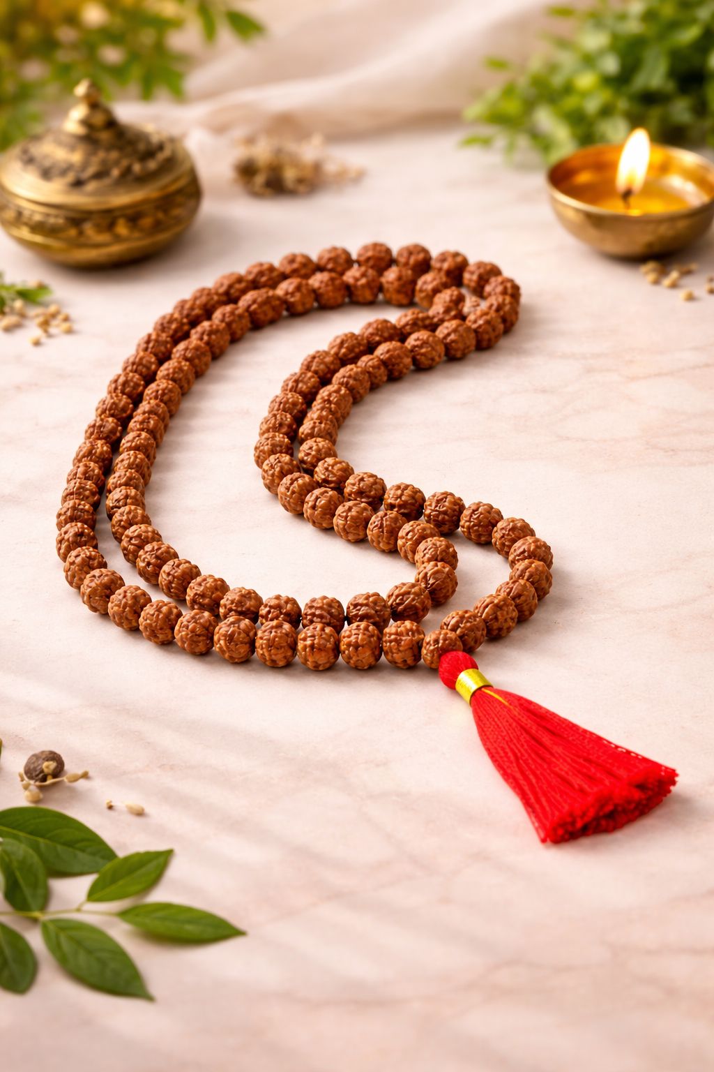 Rudraksha Mala Powerful Shield of Growth & Positivity Unisex Mala for Men & Women