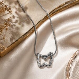 Anti Turnish Silver Butterfly Bracelet For Girl and Women