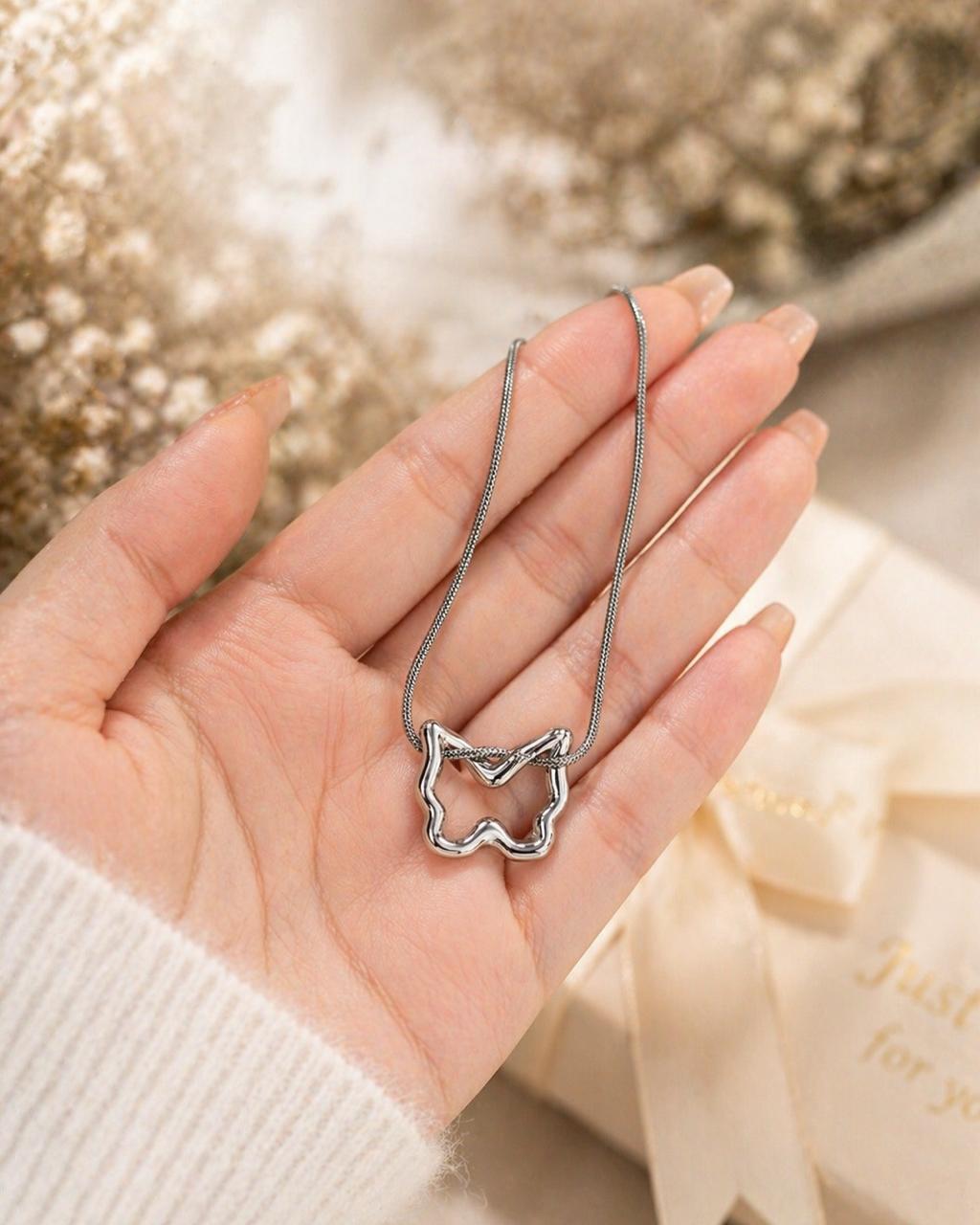 Anti Turnish Silver Butterfly Bracelet For Girl and Women - Image 4