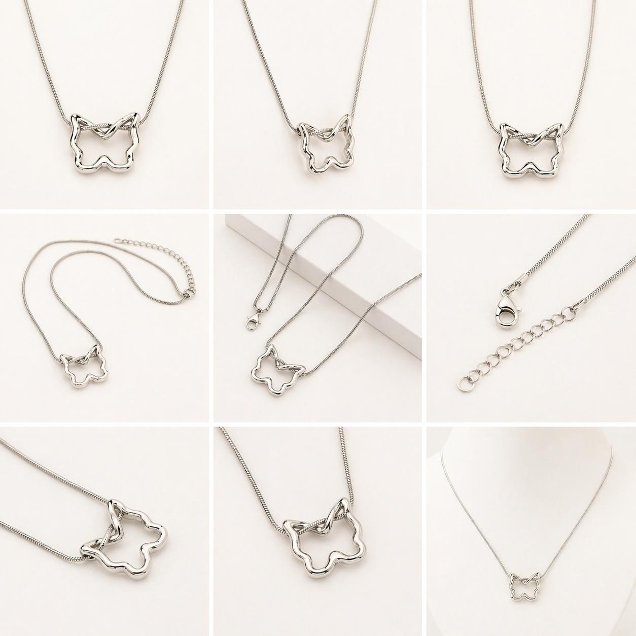 Anti Turnish Silver Butterfly Bracelet For Girl and Women - Image 7