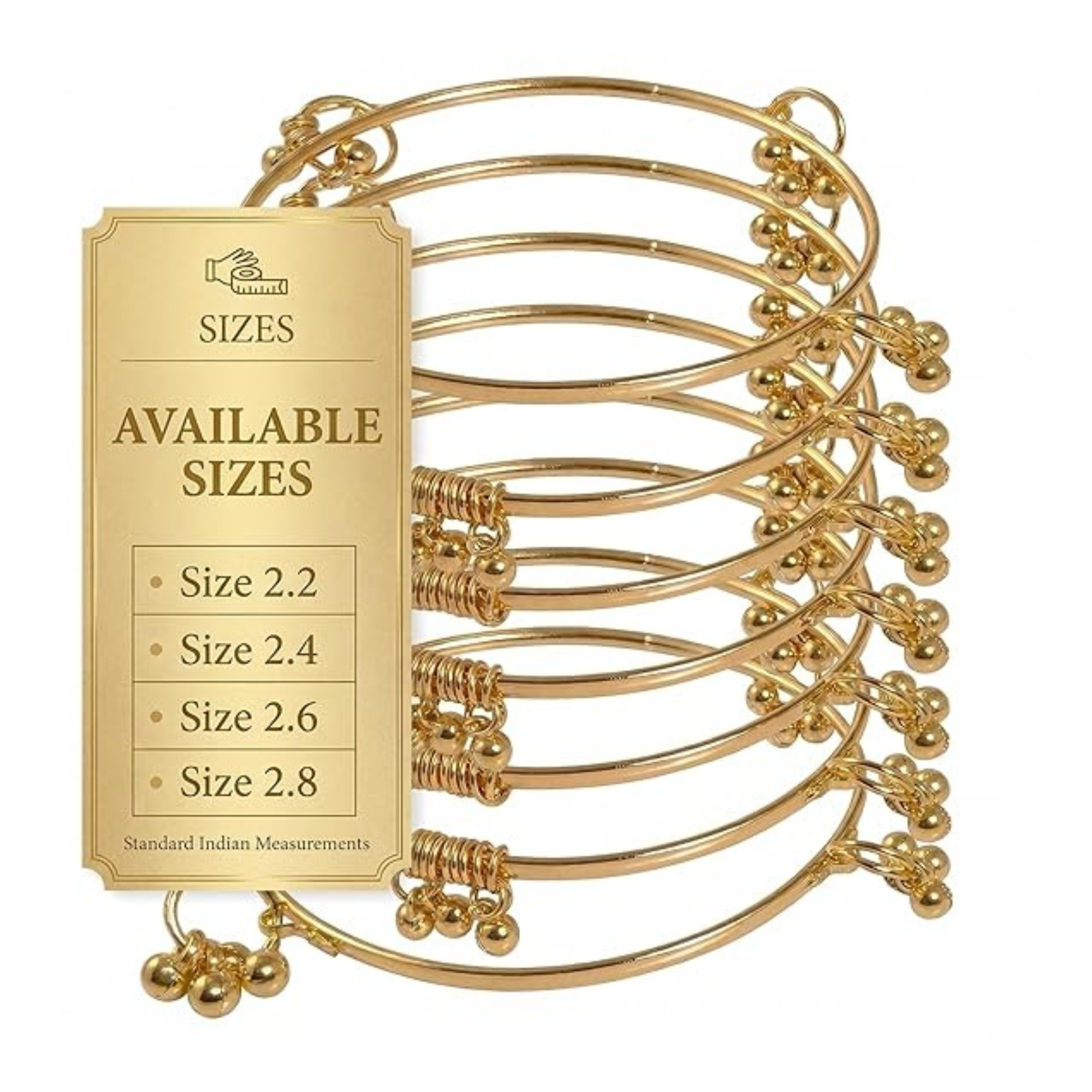 Kashmiri Heritage Ghungroo Bangle Collection – 8 Pcs - Image 5