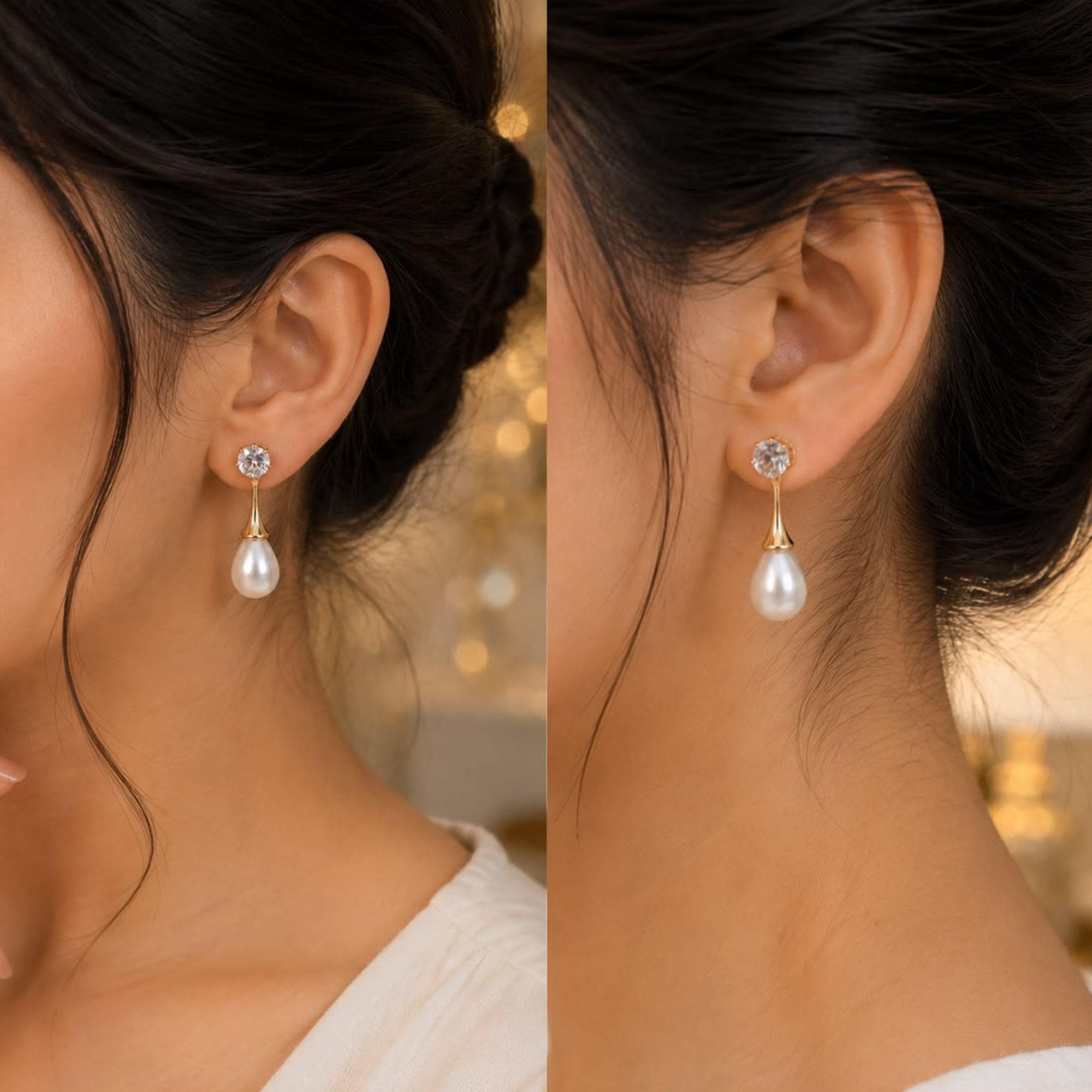 Pearl Drop Earrings for Women & Girl - Image 2