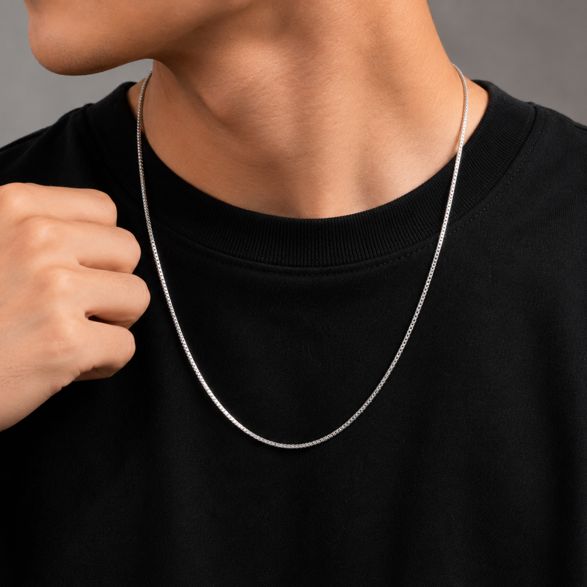 Premium Stainless Steel Snake Chain for Men & Women - Image 3