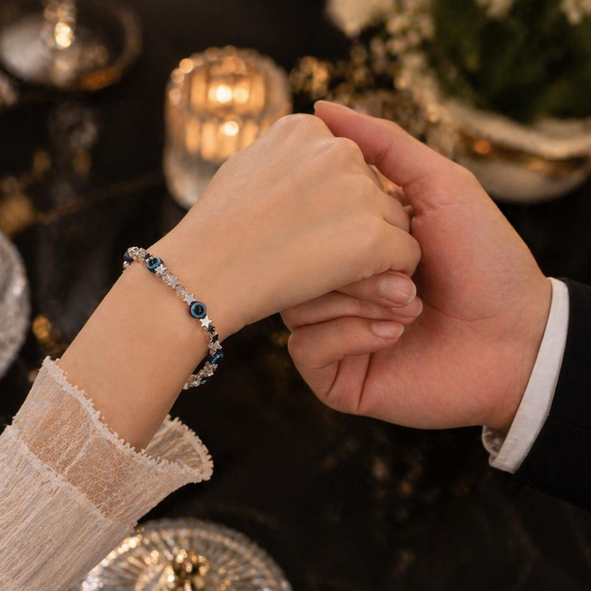 Silver Star Evil Eye Bracelet for Girls & Women - Image 4