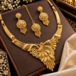 Artificial Gold-Plated Peacock Design Jewellery Set