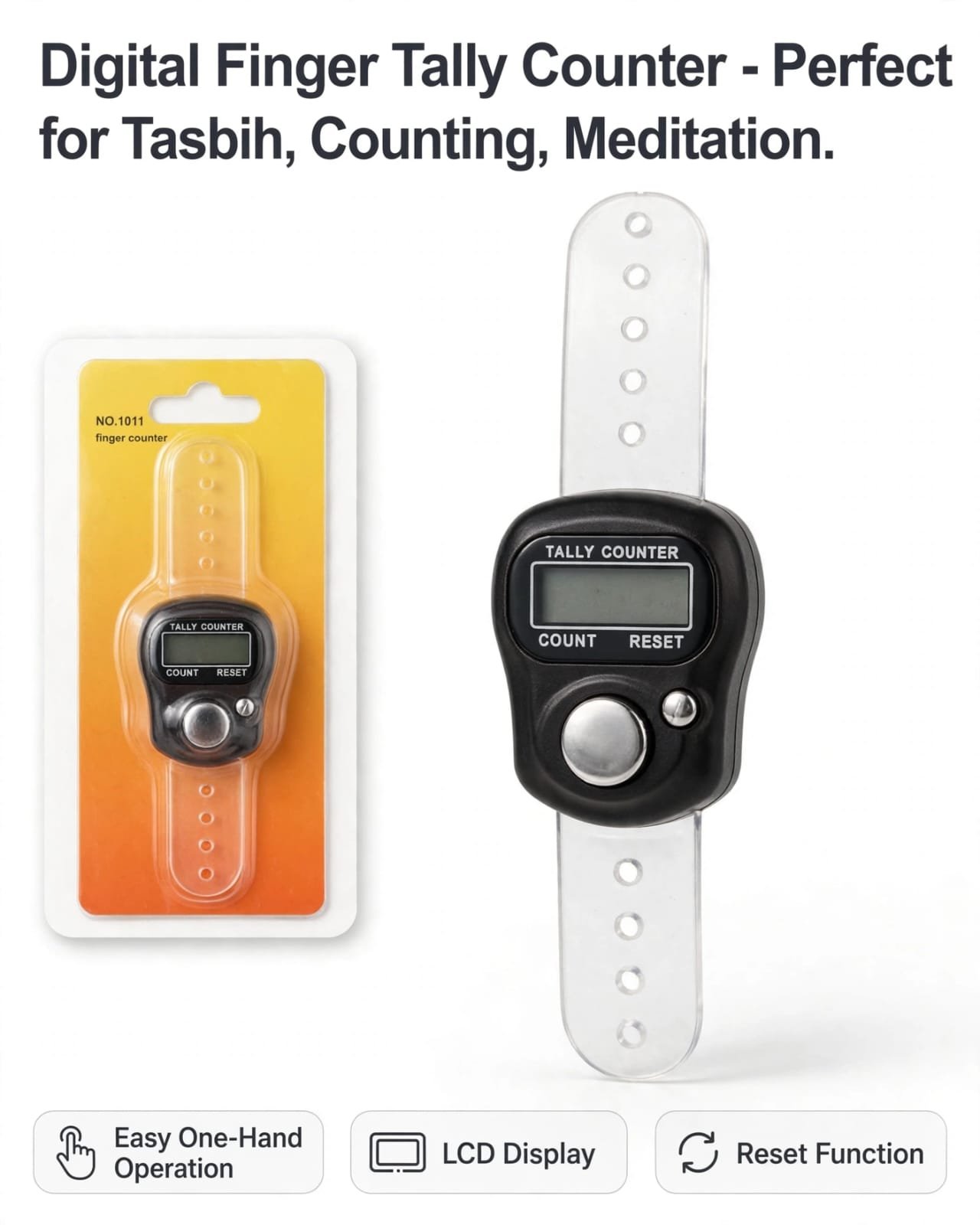 Electronic Digital Finger Tally Counter for Jaap & Meditation - Image 4