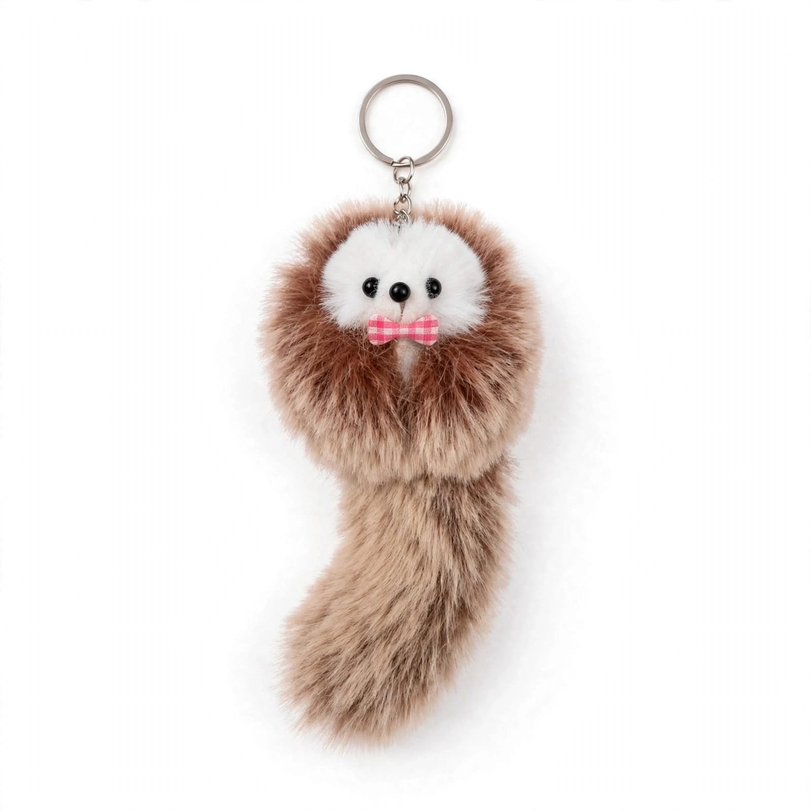 Fluffy Tail Animal Keychain & Bag Charm - Image 3