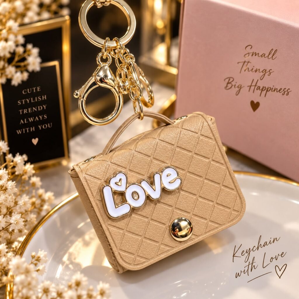 Love Handbag Key Chain