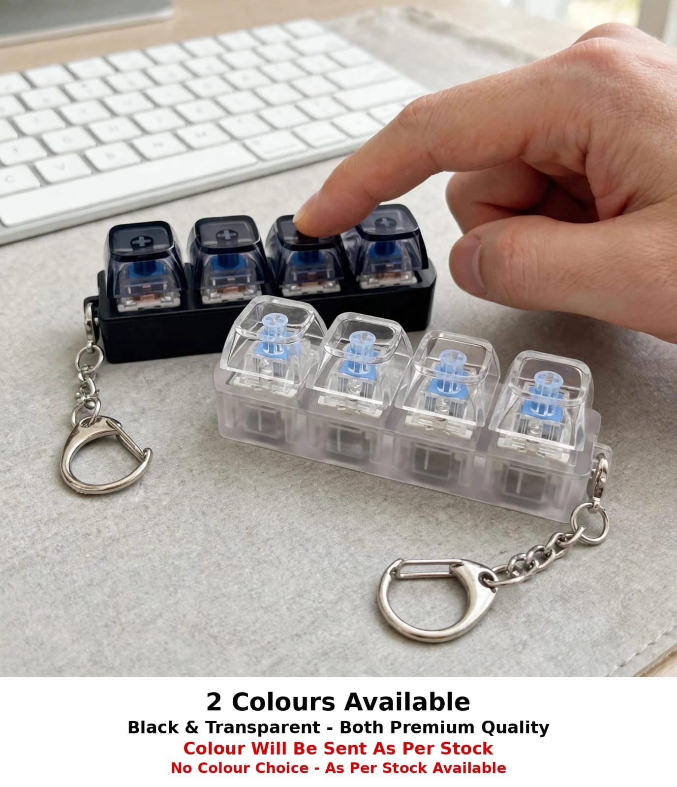 Mechanical Keyboard Switch Fidget Keychain