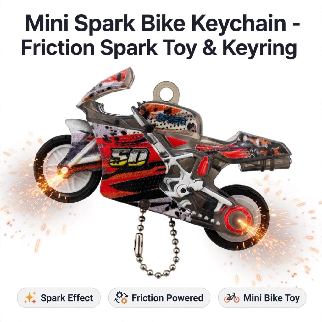 Mini Spark Bike Keychain