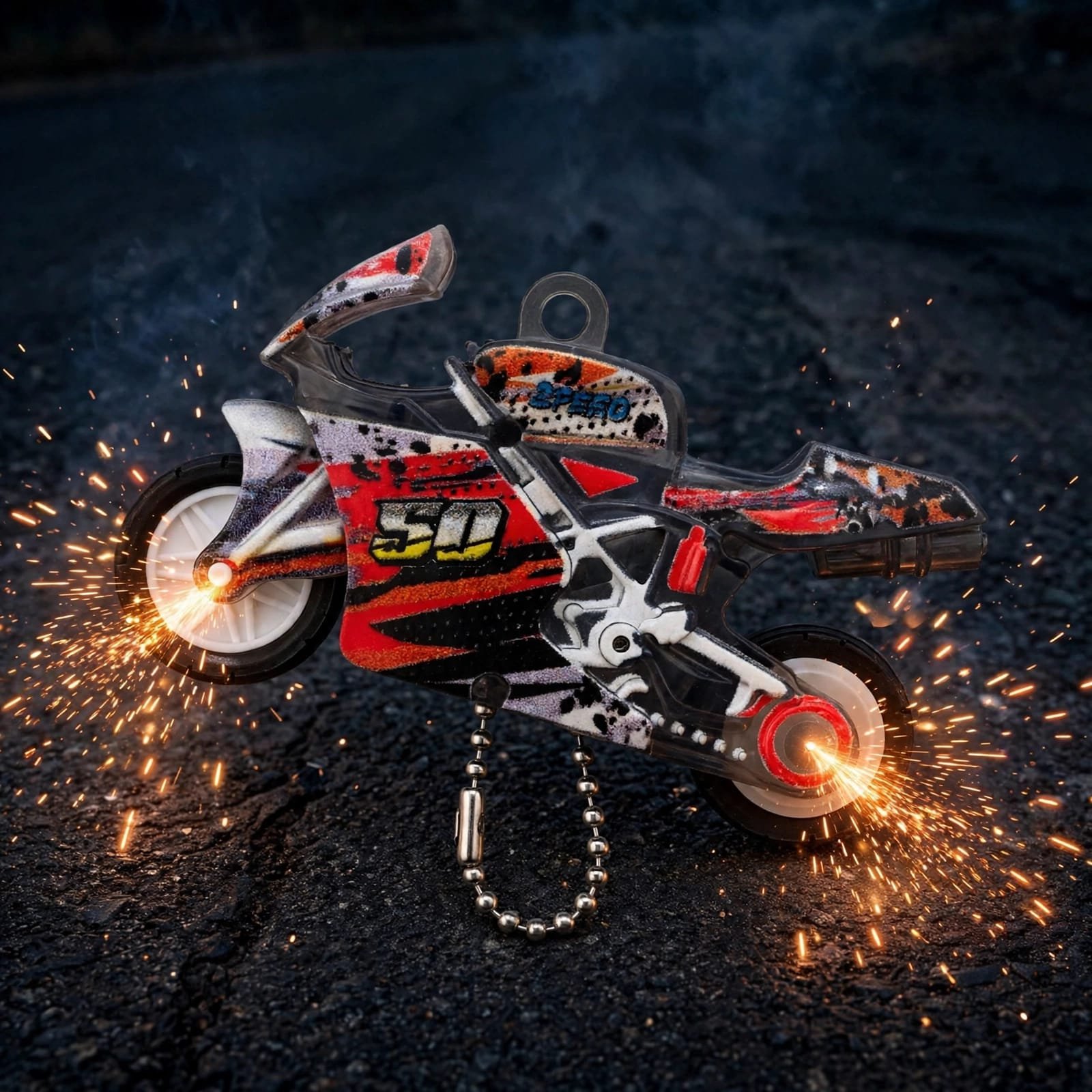 Mini Spark Bike Keychain - Image 4