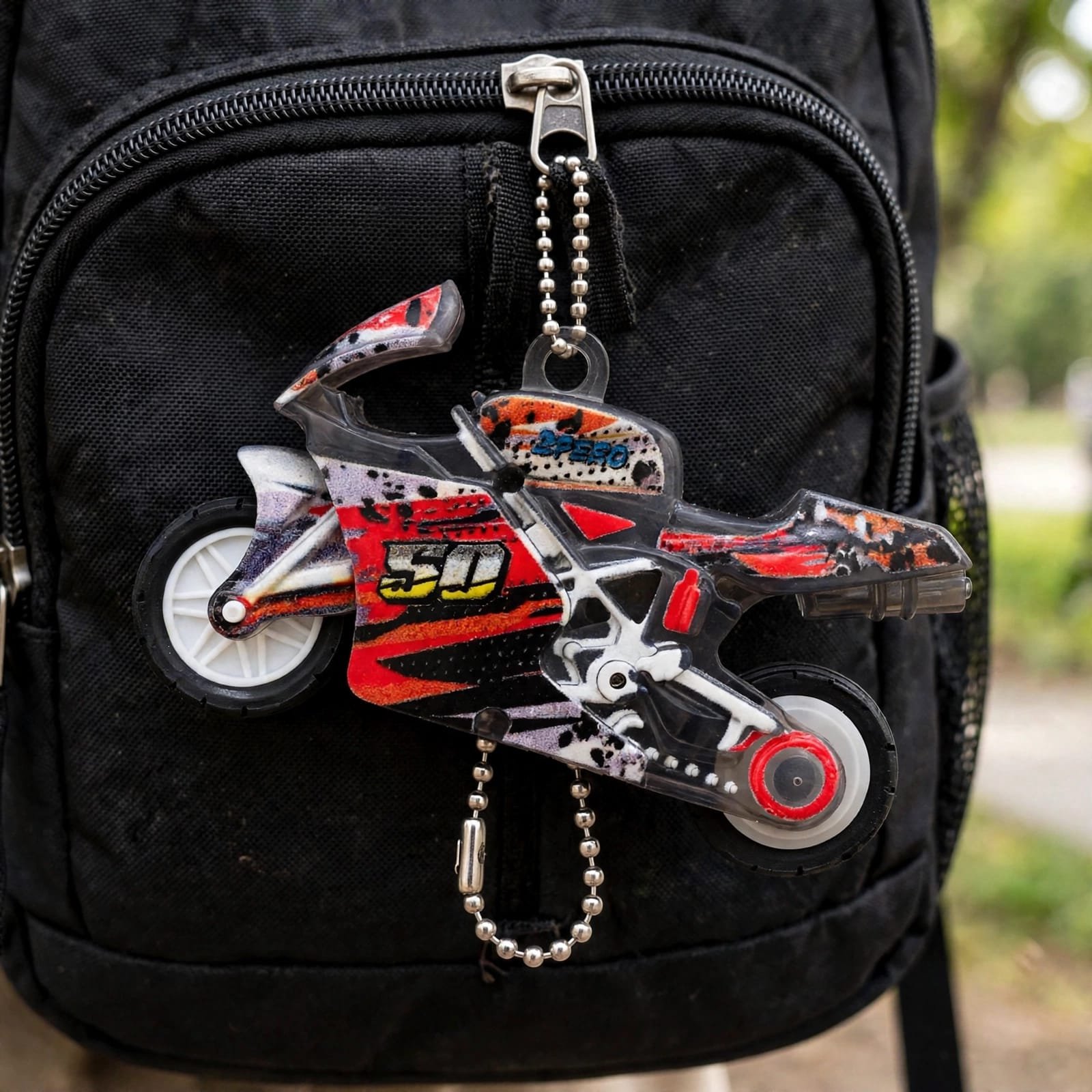 Mini Spark Bike Keychain - Image 3