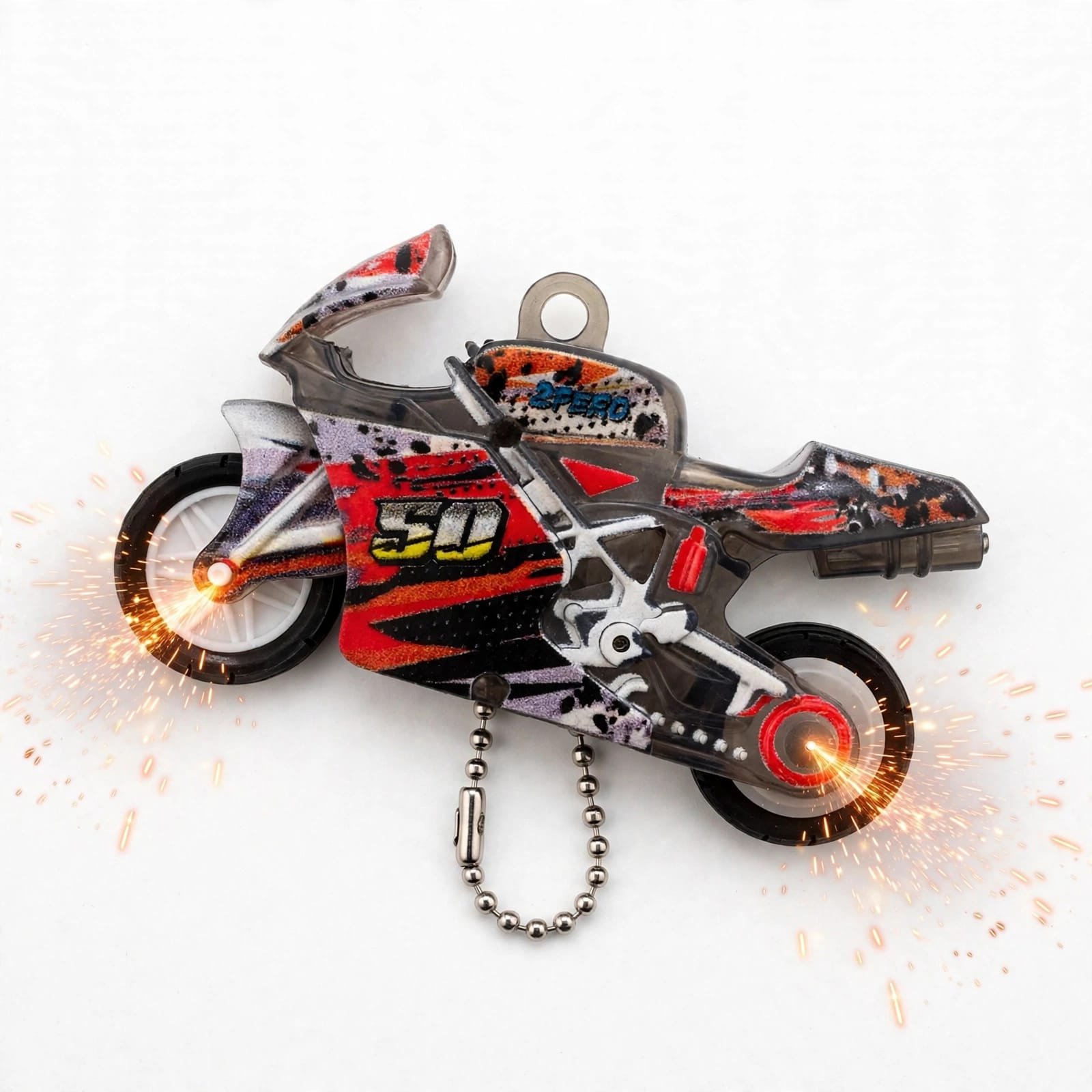 Mini Spark Bike Keychain - Image 2