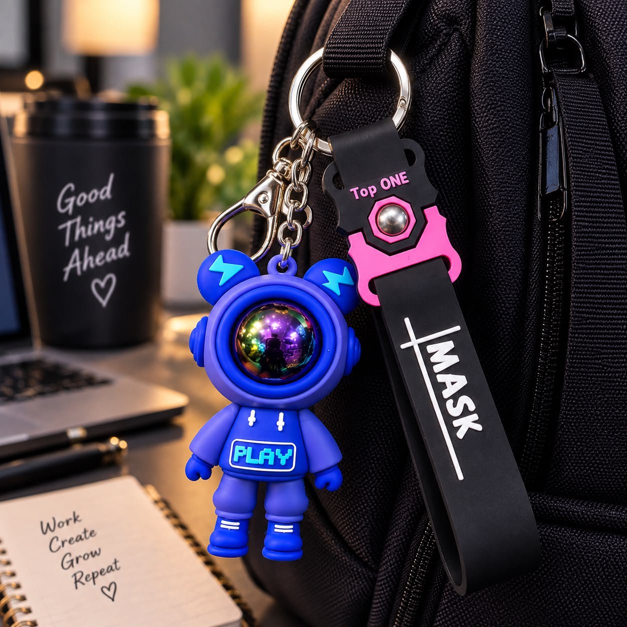 Astronaut Robot Keychain - Image 4