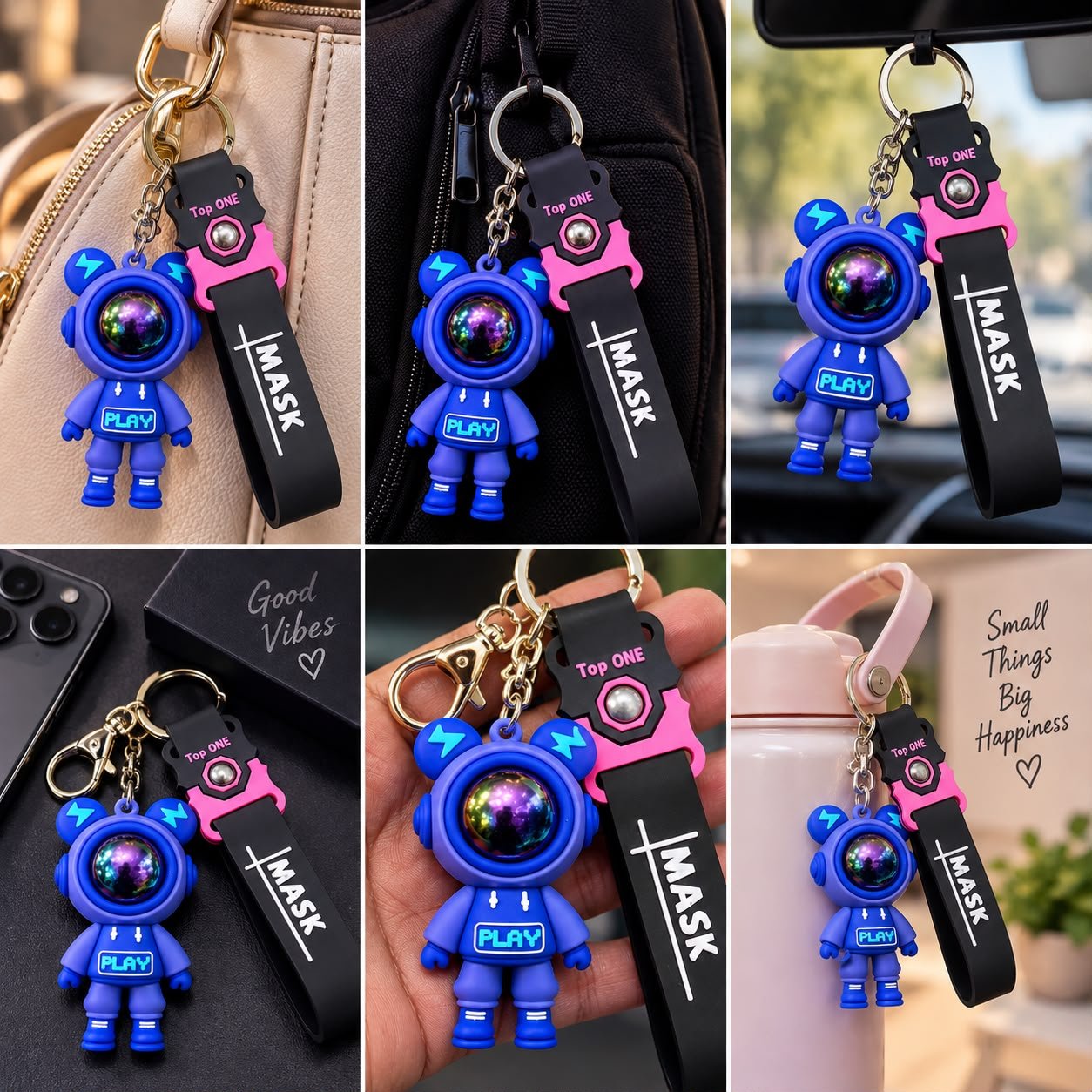 Astronaut Robot Keychain - Image 3