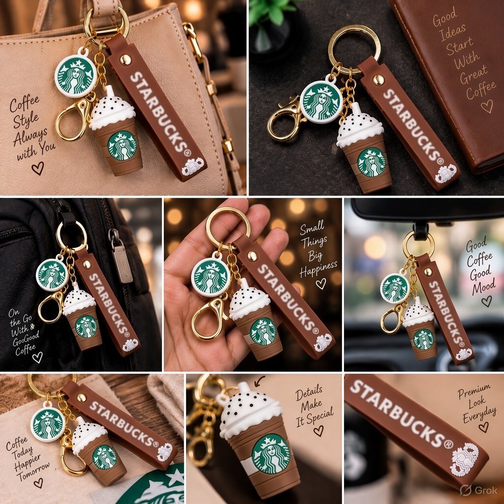 Starbucks Coffee Keychain - Image 4